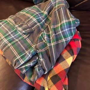 Bundle Men’s Flannels size Large Woolrich